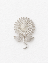 Handcrafted Silver Brooch 01