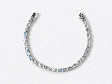 Moonstone silver bracelet