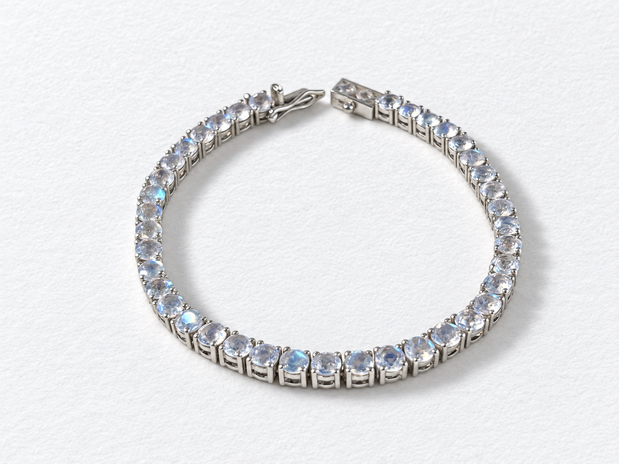 Moonstone Silver Bracelet 4