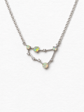 Opal constellation necklace