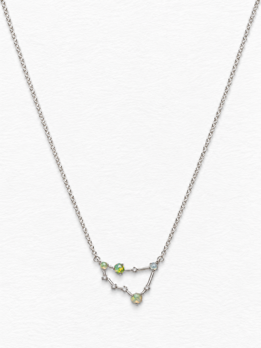 Opal constellation necklace