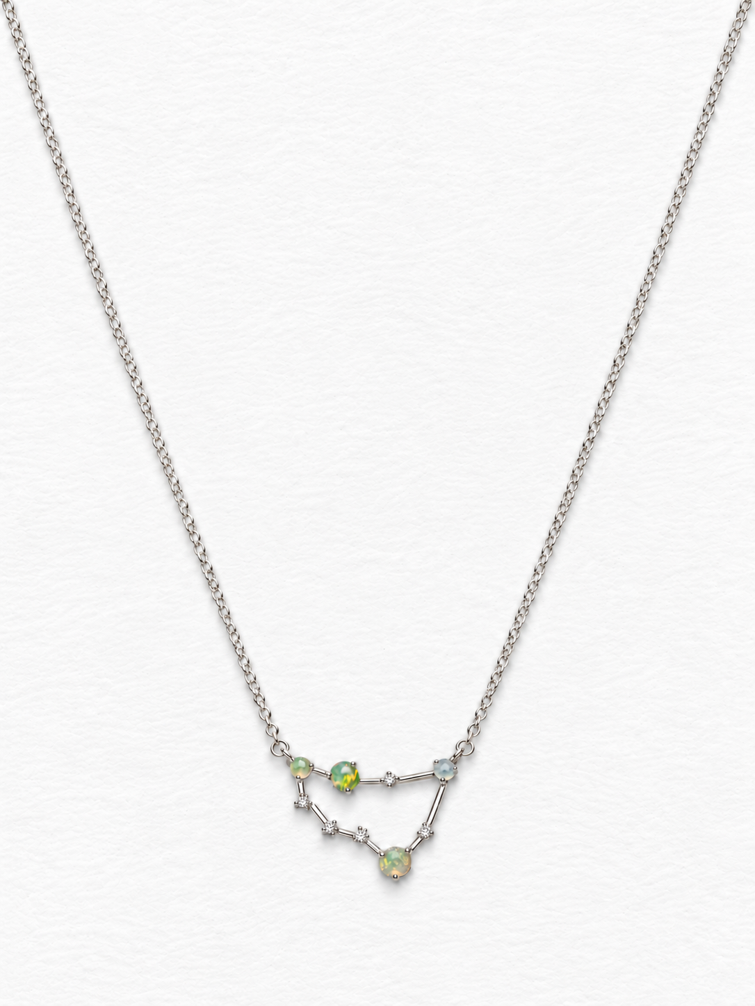Opal constellation necklace
