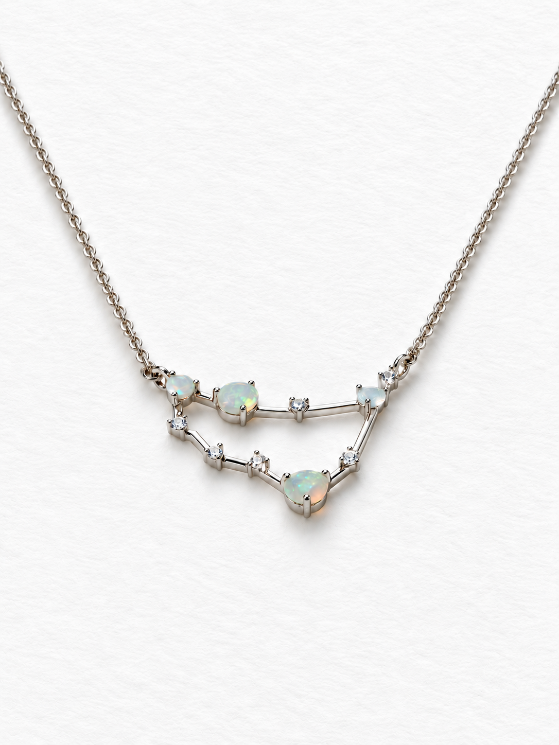 Opal constellation necklace