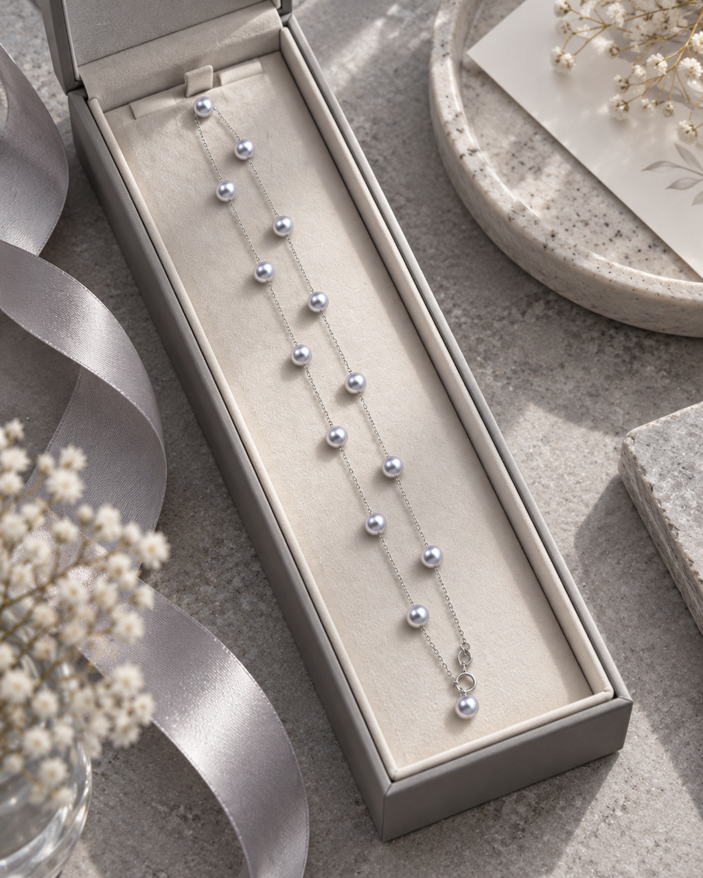 Pearl Jewelry 03 necklace in presentation box