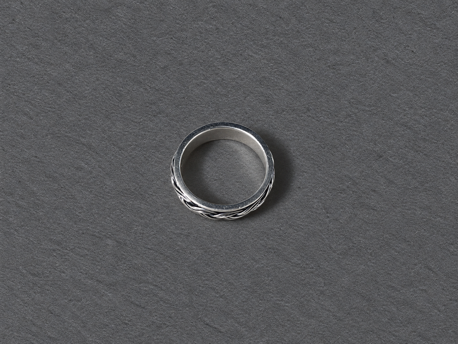 Silver Braided Ring