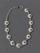 Silver Daisy Bracelet