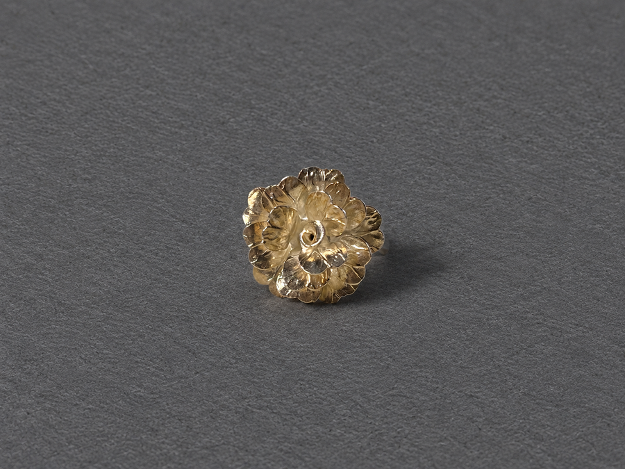 Silver Floral Ring
