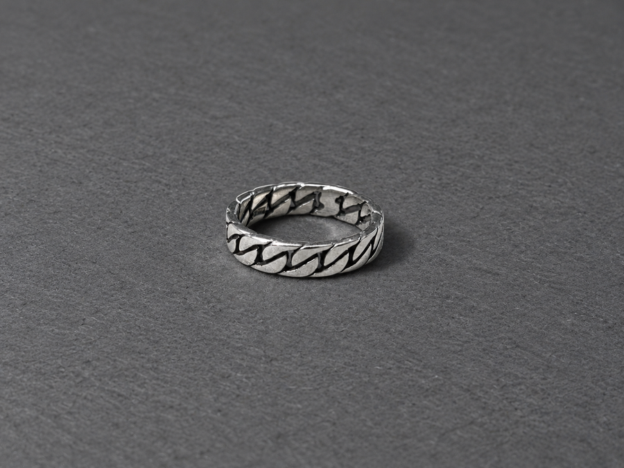 Silver Woven Ring