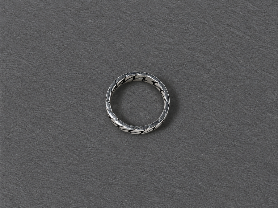 Silver Woven Ring