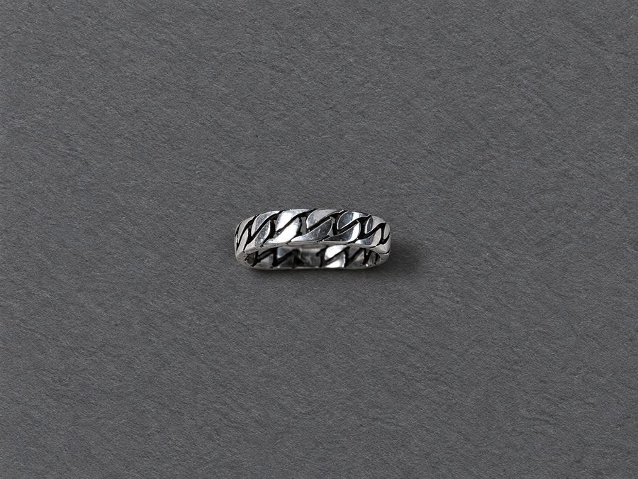 Silver Woven Ring